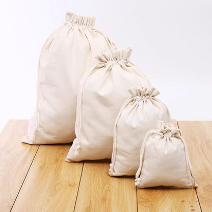 Eco-cotton Drawstring Bag - Natural